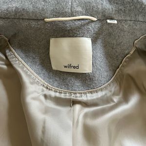 Gorgeous Wilfred wool, silk lined peacoat